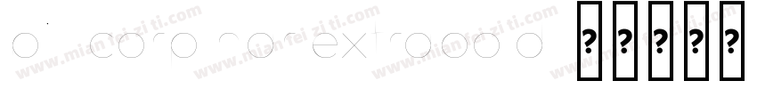 bill corp nar extrabold字体转换